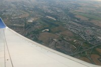 Z letadla nad Prahou